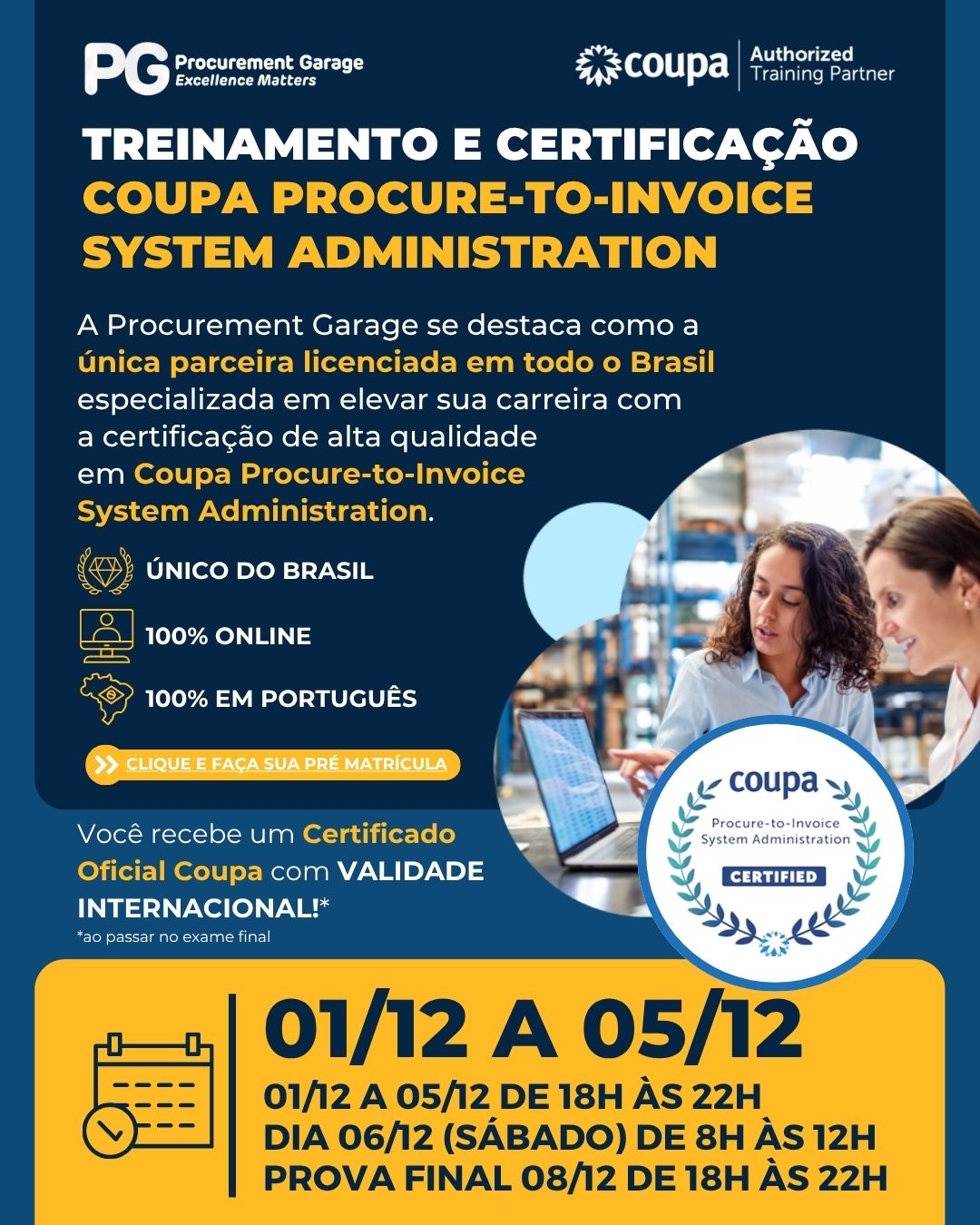 Certificação Coupa Certificação Coupa