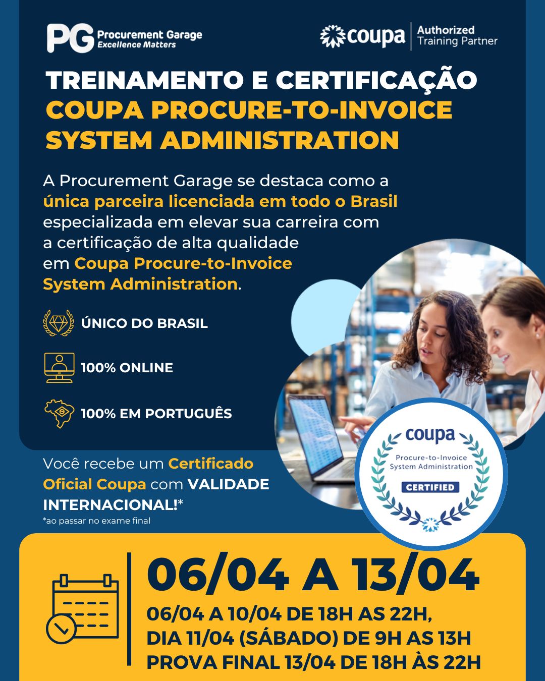Certifica��o Coupa